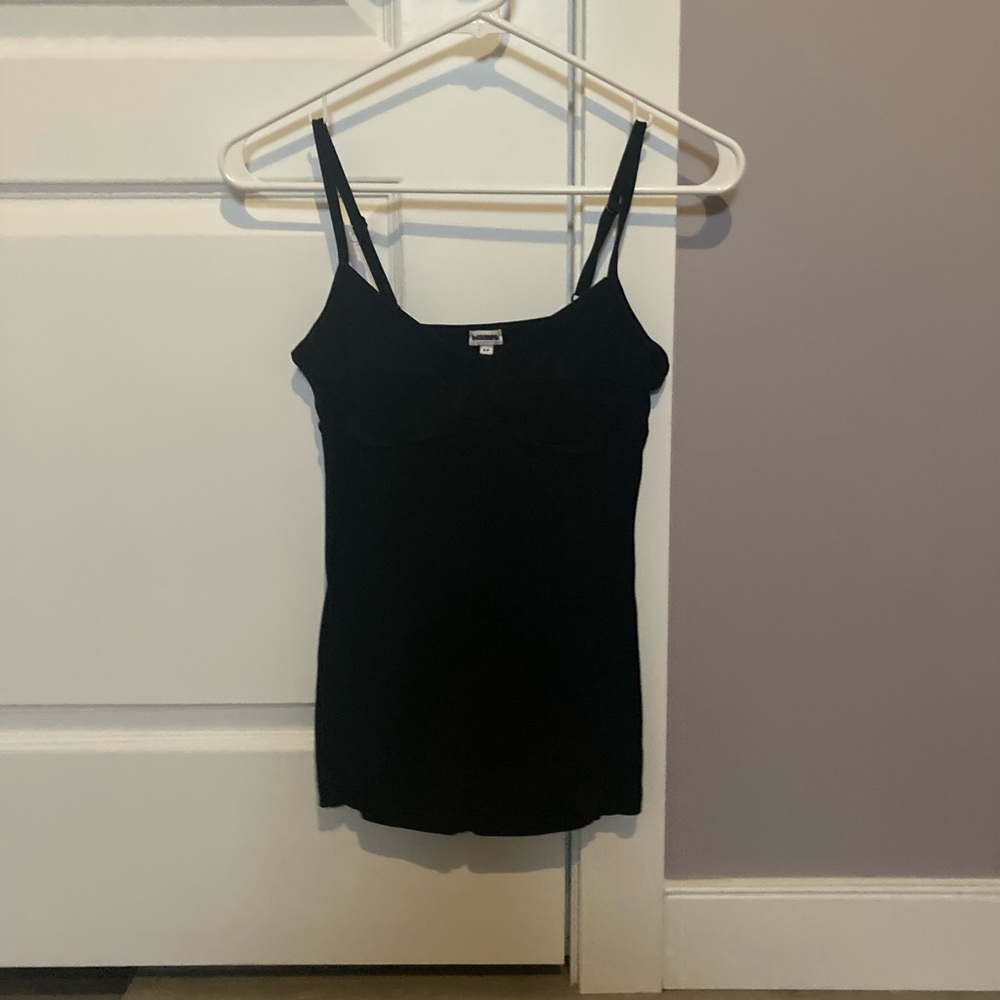Black tank top
